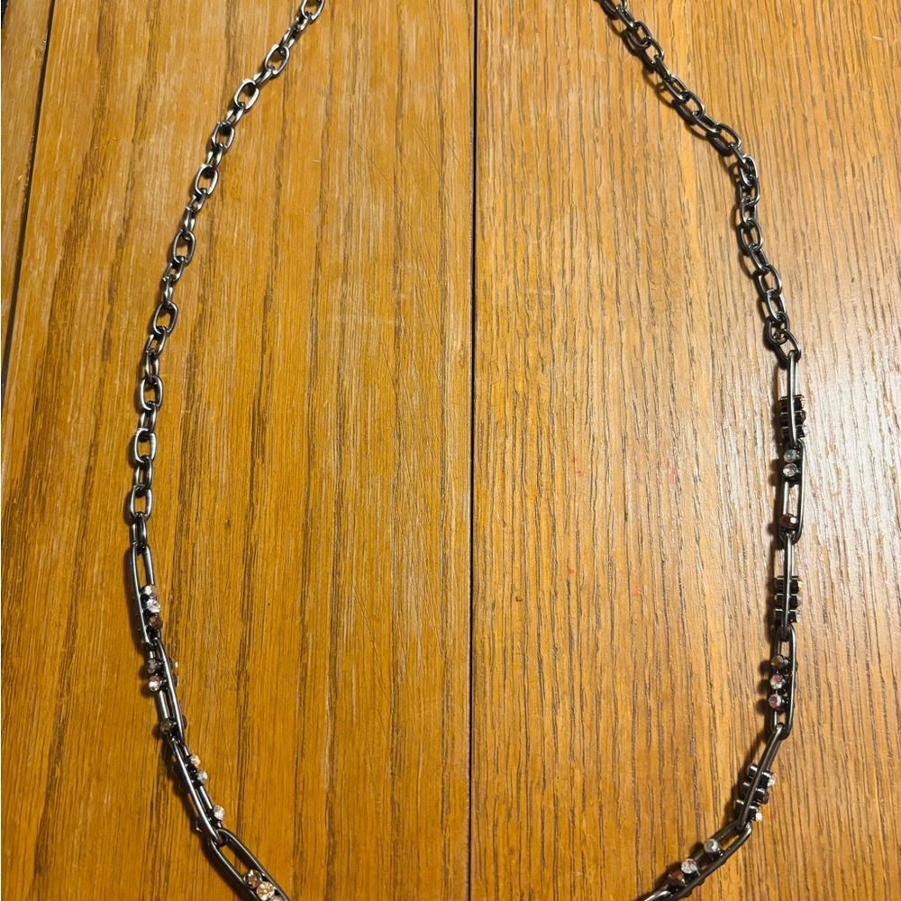 Stella and Dot Never Worn Crystal Link Neckalce